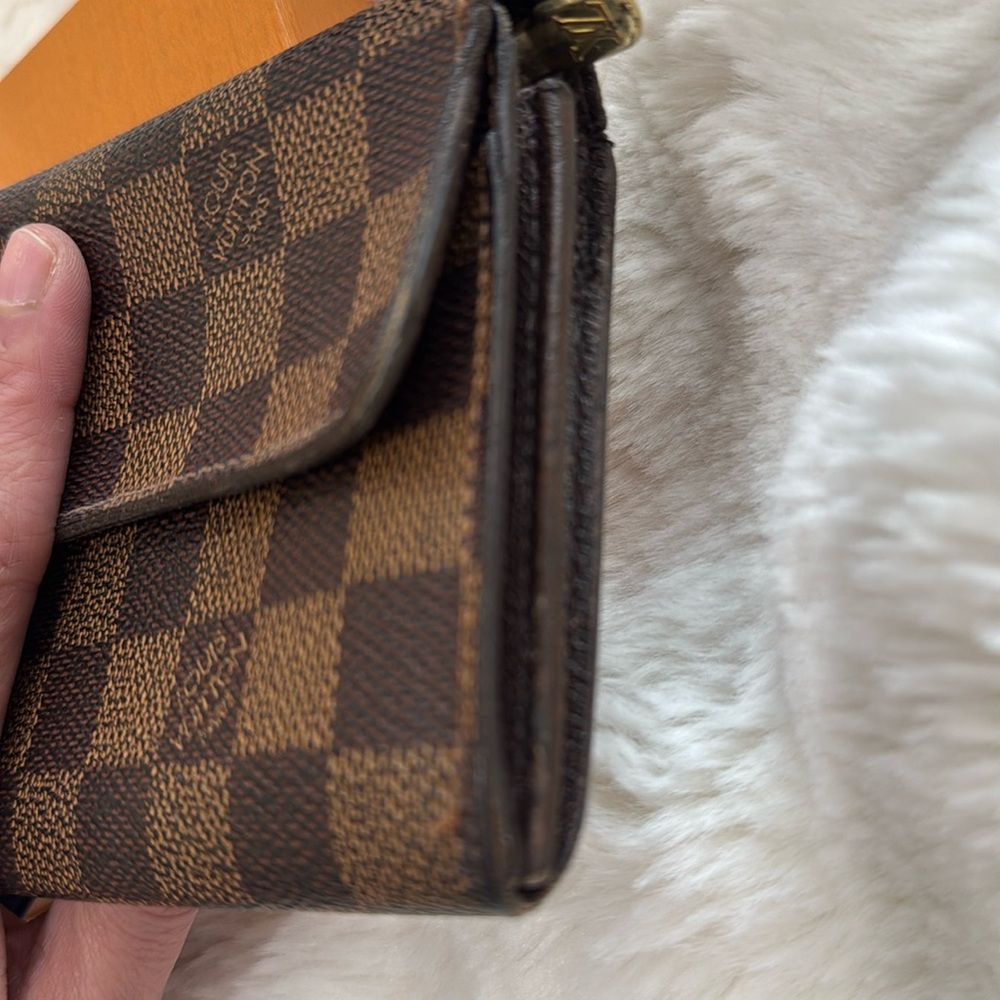 Authentic LOUIS VUITTON Damier Ebene Portefeuille Long Wallet - Picture 4 of 9